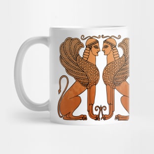 sitting sphinxes Mug